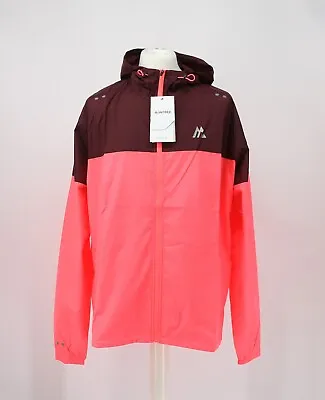 Buy Montirex Red Draft Windbreaker Mens Coral Pink Jacket Rrp £60 Ad • 28.28£