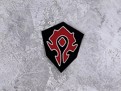 Buy WOW Horde Inspired Embroidered Patch / World Of Warcraft Gift / Custom Patch • 8.95£