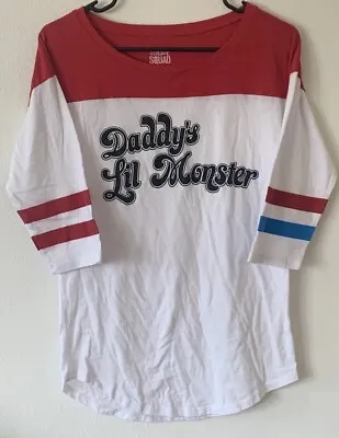 Buy Suicide Squad Daddy’s Lil Monster Shirt Size Large • 14.21£