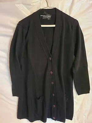 Buy Adrienne Vittadini Sweater Black Medium 100% Wool • 10.66£