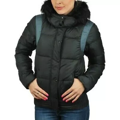 Buy Ladies Black Nike Alliance 550 Hooded Bomber Jacket - Various Sizes • 49.99£