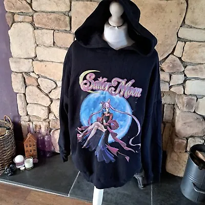Buy Bershka Sailor Moon Sweatshirt Oversized L Black BNWT • 37£