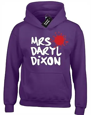 Buy Mrs Daryl Dixon Hoody Hoodie Walking Dead Unisex Design Zombies Hunter Michonne • 16.99£