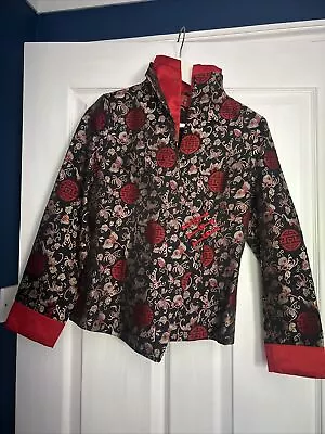 Buy Women’s Black And Red Chinese Jacket • 15£