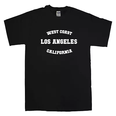 Buy Los Angeles La Usa Popular Tee T Shirt Top Black White Mens Ladies Angels • 14.99£