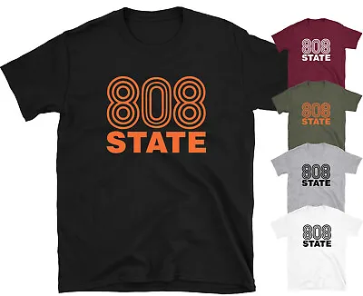 Buy 808 State Retro Rave DJ Club Music Dance T Shirt • 10.99£