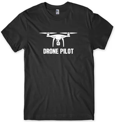 Buy Drone Pilot Flying Drone Mens Funny Unisex T-Shirt • 11.99£