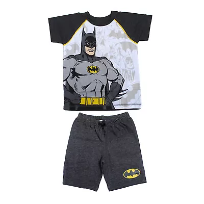 Buy DC Comics Boys Batman  Pyjamas SHORTIE PJS Age 4-5 Years Official • 8.75£