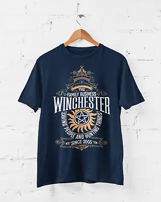 Buy Winchester Brothers Family Business T Shirt Supernatural Sioux Falls Uncle Bobby • 12.95£