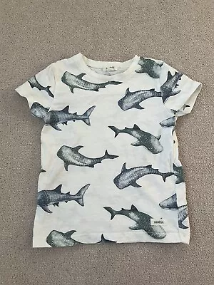 Buy Newbie White And Blue Whale Tshirt, Age 2-4 • 3.50£