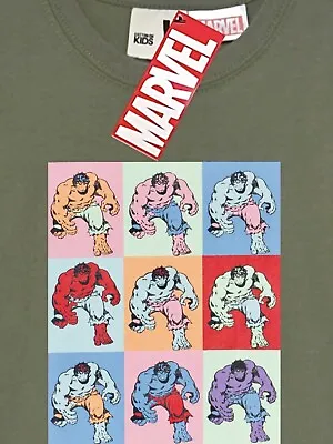 Buy Marvel Incredible Hulk Green T Shirt Tee Shirt Kids Boys Girls • 4.75£