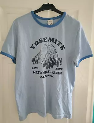 Buy Urban Outfitters / Light Blue / Ringer T-Shirt / Yosemite National Park • 3£
