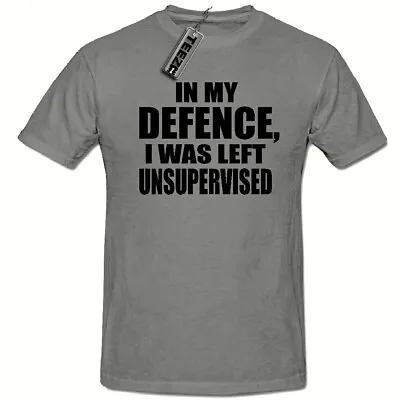 Buy In My Defence Funny Novelty Mens T Shirt,Slogan T Shirt, Father Dad Gift T Shirt • 8.99£