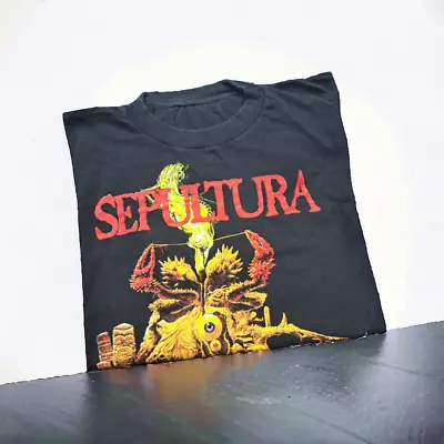 Buy Sepultura T-Shirt Metal Third World Posse Tour 1992 Rare Collection Alleged XL • 297.77£