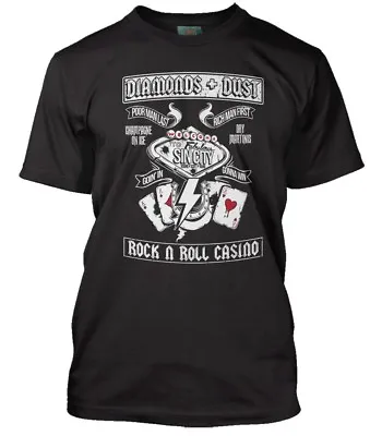 Buy AC/DC Inspired SIN CITY Rock N Roll Casino, Men's T-Shirt • 18£