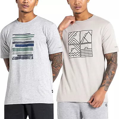 Buy Dare 2b Mens Dubious II Short Sleeve Crew Neck Graphic T-Shirt Top Tee • 14.95£