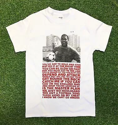 Buy World In Motion T Shirt Its Coming Home Cult John Barnes England Football 1990 • 10.99£