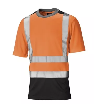 Buy Dickies High Viz Orange T-Shirt Large SA22081 • 9£