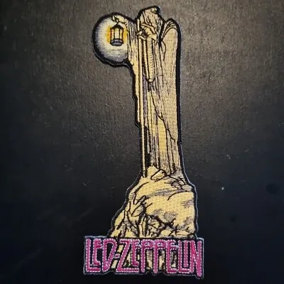 Buy Led Zeppelin Stairway To Heaven Logo Rock Heavy Metal Patch 14cm X 6cm • 4.99£