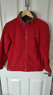 Buy Geographical Norway Fleece Jacket Size 2 Red Vgc Hooded • 20£