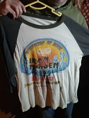 Buy Original Vintage Tour T Shirt Monsters Of Rock 1988 (Iron Maiden, Kiss, Guns) • 225£