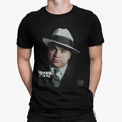 Buy Al Capone Mugshot T-Shirt - Retro Cool 80's Crime Rock Rebel Film Gangster • 9.59£