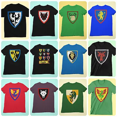 Buy Lego Castle Knight Shield Crew Neck T-shirts • 22.99£