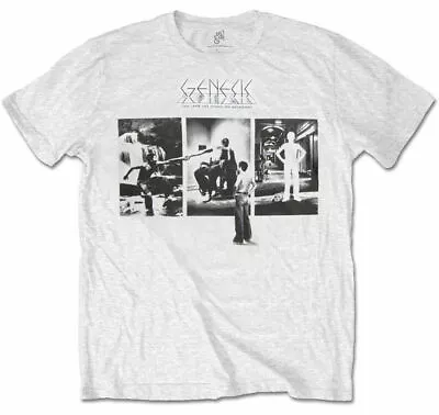 Buy Official Genesis The Lamb Lies Down On Broadway Mens White T Shirt Genesis Tee • 12.95£
