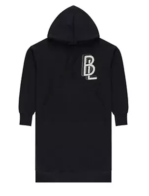 Buy Women’s BOY LONDON Hoodie Dress - Black Cotton With Fabric BL Logo - SIZE MEDIUM • 37£