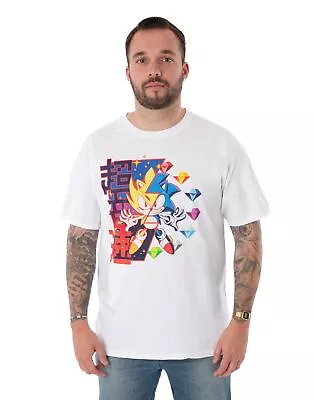 Buy Sonic The Hedgehog White Short Sleeved T-Shirt (Mens) • 16.99£