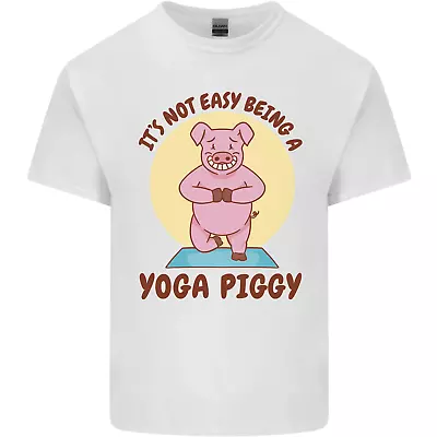 Buy Its Not Easy Being A Yoga Piggy Funny Pig Kids T-Shirt Childrens • 8.49£