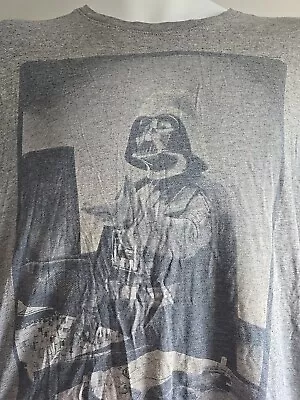 Buy Mens T-Shirt Star Wars Darth Vader DJ Size Large GC Colour Grey • 3.95£