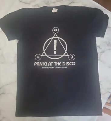 Buy Panic! At The Disco T Shirt Pray For The Wicked Tour Rare Rock Band Tee Size M • 10.50£