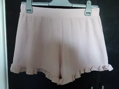 Buy Disney Pink Size 12-14 Elasticated Waist Girls/Ladies Pyjama /Summer Shorts • 0.50£