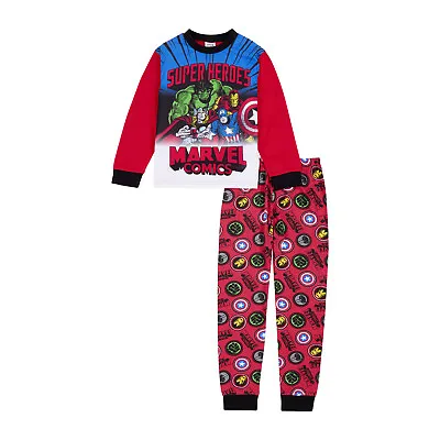 Buy Marvel Comics Boys Pyjamas Pjs,Incredible Hulk Iron Man Thor Captain America Pjs • 11.95£