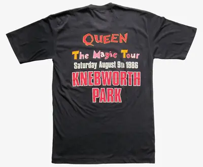 Buy Queen - Knebworth Park 'A Kind Of Magic' 1986 Tour Official Concert T-Shirt • 250£