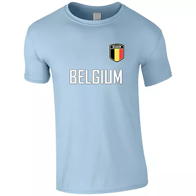 Buy Belgium Euro  T Shirt Football Your Country T Shirt Pristine Finish • 11.99£