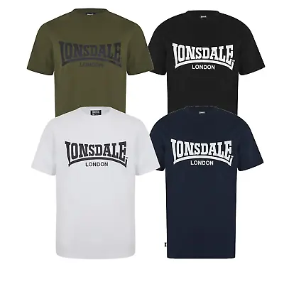 Buy Mens Lonsdale Boxing Gym Essentials Tee T-Shirt • 9.99£