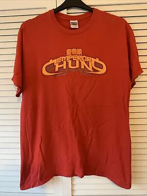 Buy Emperor Chung Red T Shirt Heavy Rock Music UK Band Size L • 2.99£