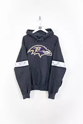Buy NFL Baltimore Ravens Grunge Grey Pullover Hoodie (Medium) • 19.20£