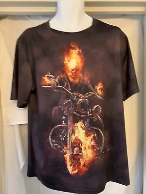Buy Summer  Adult Ghost Rider 3D Print T-shirts Top 2XL • 10£