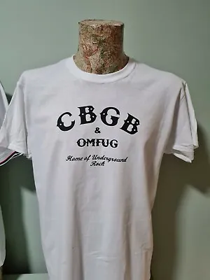 Buy CBGB & OMFUG T-Shirt Mens Unisex Home Of Underground Rock  • 13.99£
