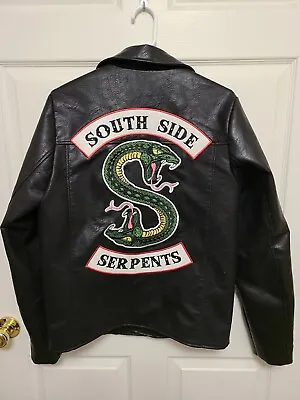 Buy Riverdale Jughead Jones Jacket/ Southside Serpents Patch Back Size MEDIUM (s18) • 24.13£