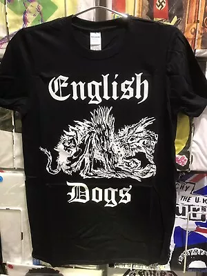 Buy English Dogs Punk T.shirt Hardcore Discharge Gbh Punk Rock All Sizes • 15£