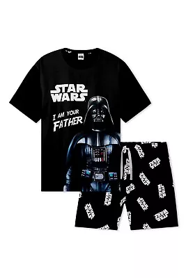 Buy Disney Mens Star Wars Pyjama Set PJ T-Shirt Shorts Loungewear Nightwear • 20.99£