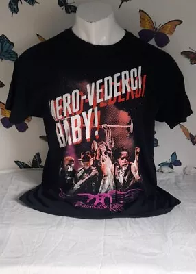 Buy Aerosmith Aero-vederci Baby 2017 Black Tour T-shirt Size L • 14£