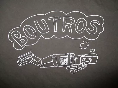 Buy BOUTROS CONCERT T SHIRT Happy Sleeping Dreamy Robot Chicago Electro-Pop Band MED • 27.49£