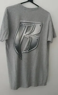 Buy Very Rare FW14 Supreme Ruff Ryders Tee L Large DMX Heather Grey T-shirt Vintage  • 185£