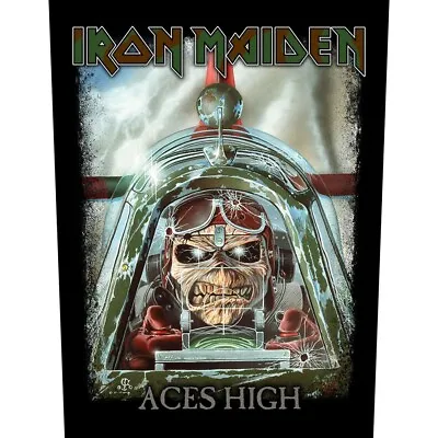 Buy IRON MAIDEN BACK PATCH : ACE'S HIGH: Eddie Aces Official Licenced Merch Gift • 8.95£