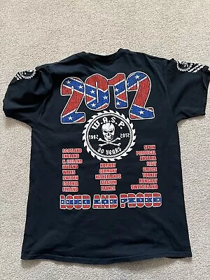 Buy WASP 30 Years Of Thunder Tour T Shirt 2012 • 25.25£